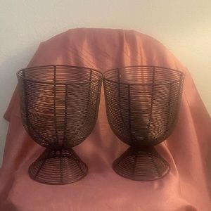 Black vases